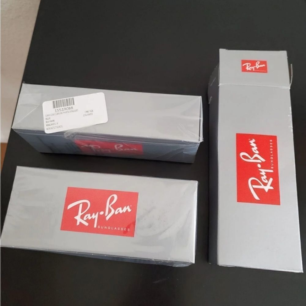NEW: Ray-Ban 51mm Icons Clubround Phantos Sunglasses in Blue - Picture 5 of 16